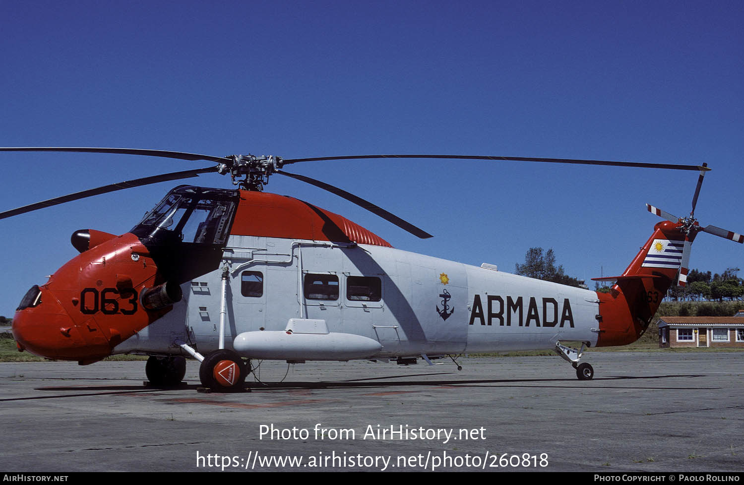 Aircraft Photo of 063 | Westland WS-58 Wessex 60 | Uruguay - Navy | AirHistory.net #260818