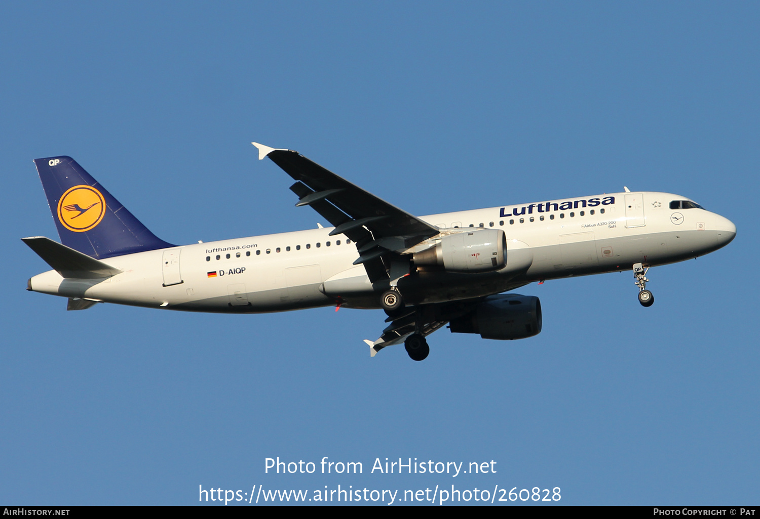 Aircraft Photo of D-AIQP | Airbus A320-211 | Lufthansa | AirHistory.net #260828