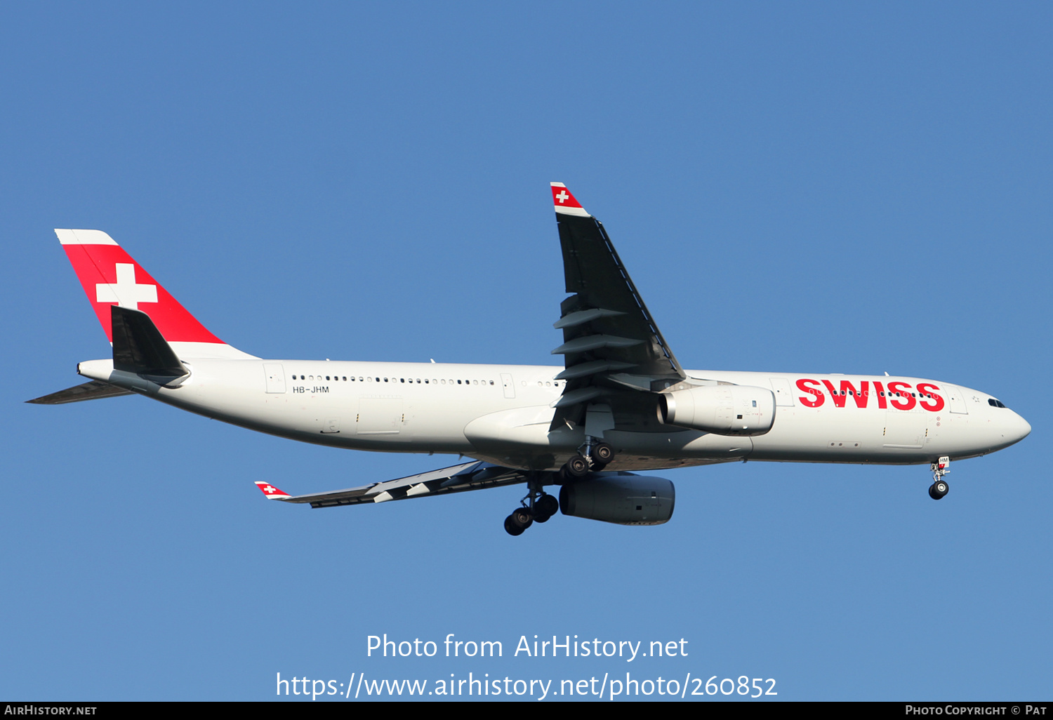 Aircraft Photo of HB-JHM | Airbus A330-343 | Swiss International Air Lines | AirHistory.net #260852