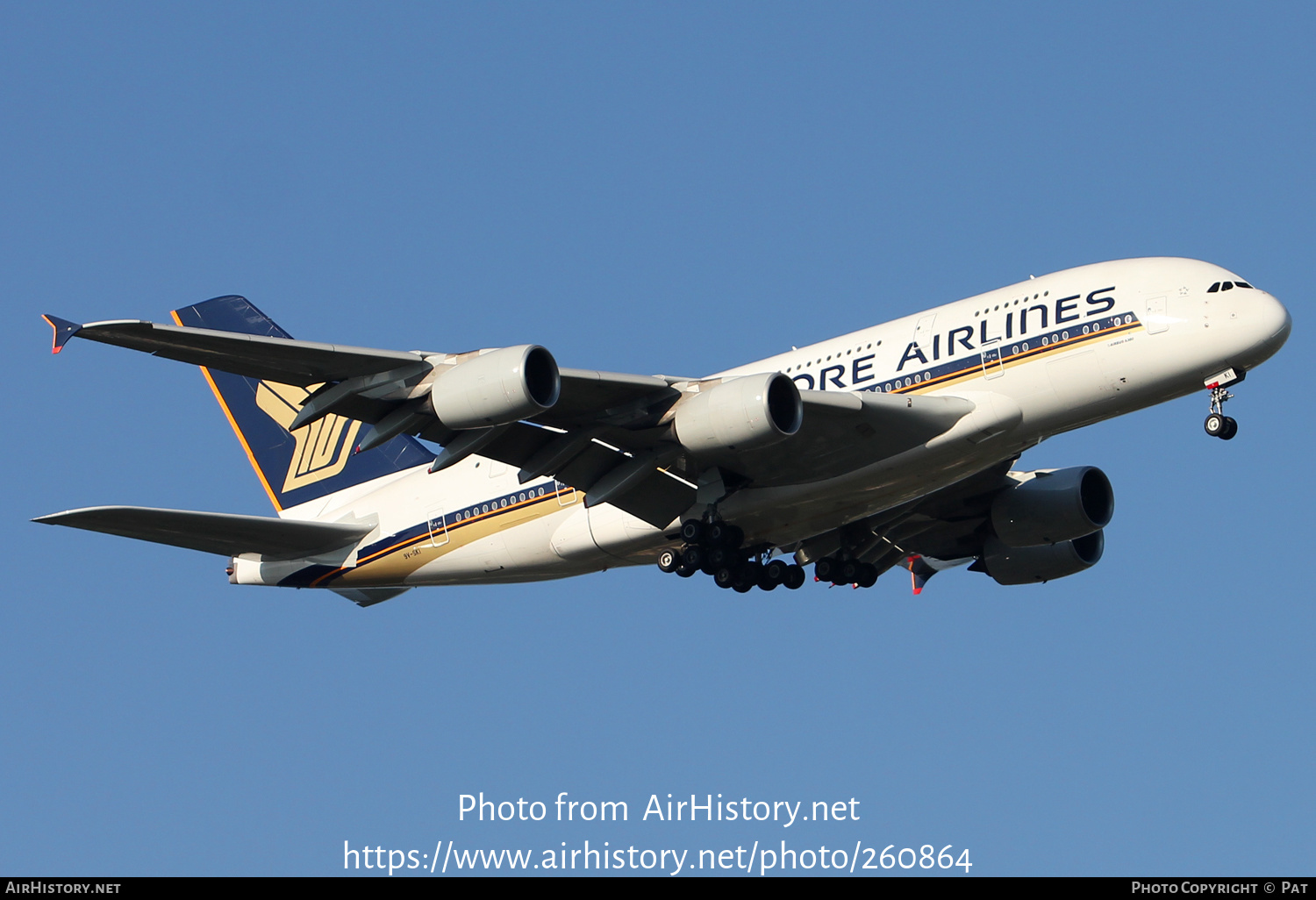 Aircraft Photo of 9V-SKI | Airbus A380-841 | Singapore Airlines | AirHistory.net #260864