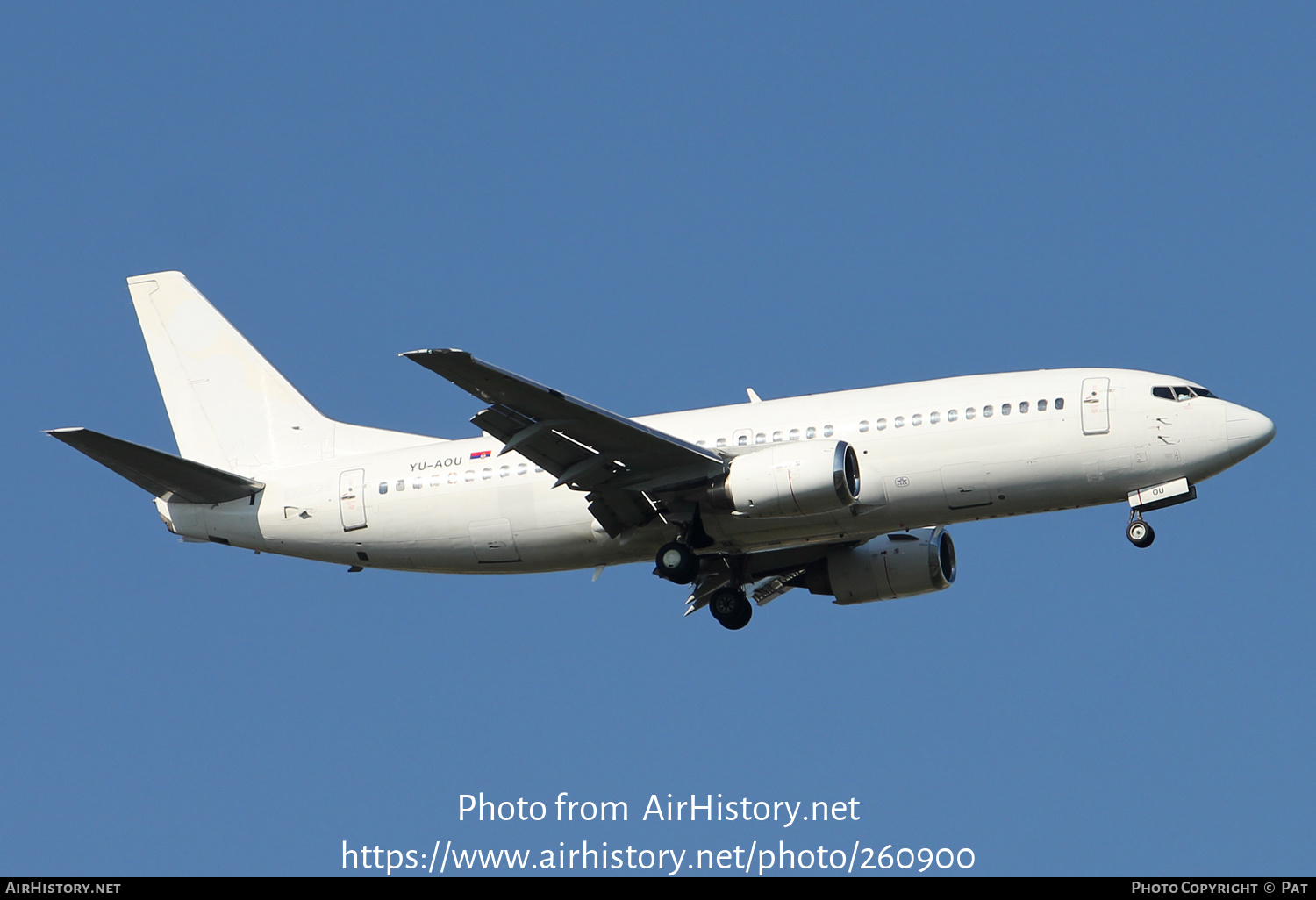 Aircraft Photo of YU-AOU | Boeing 737-322 | Jat Airways | AirHistory.net #260900