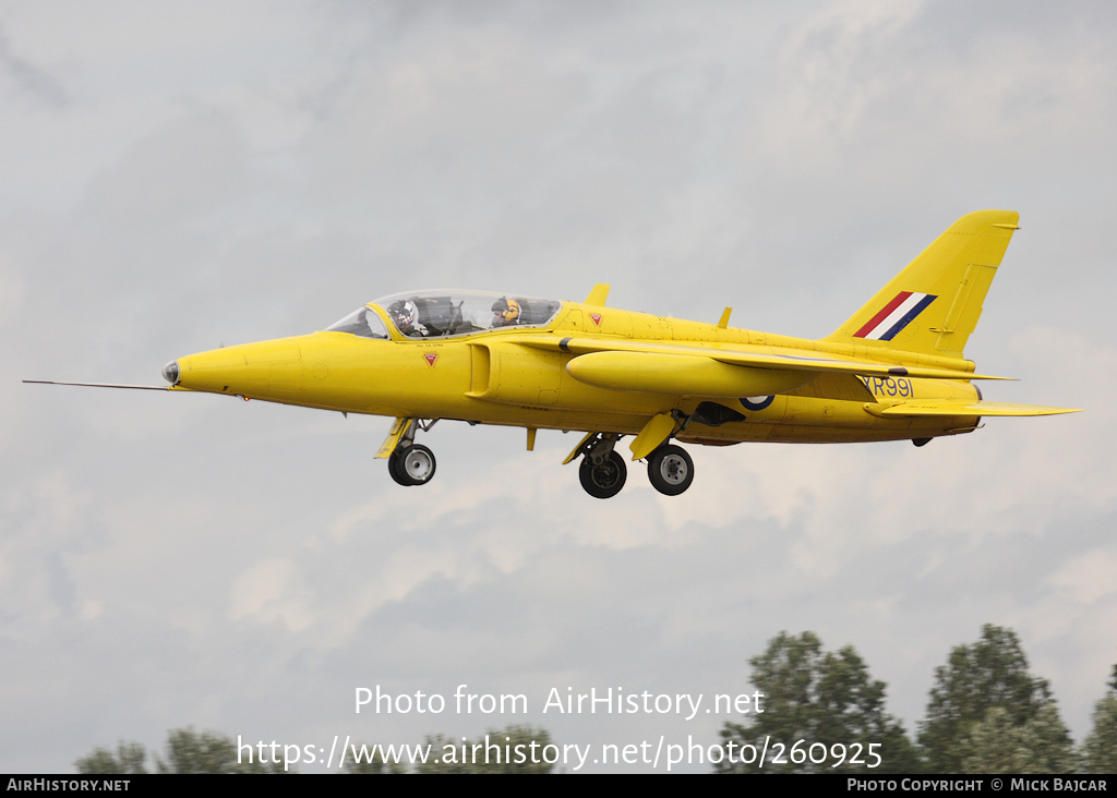 Aircraft Photo of G-MOUR / XR991 | Hawker Siddeley Gnat T.1 | UK - Air Force | AirHistory.net #260925