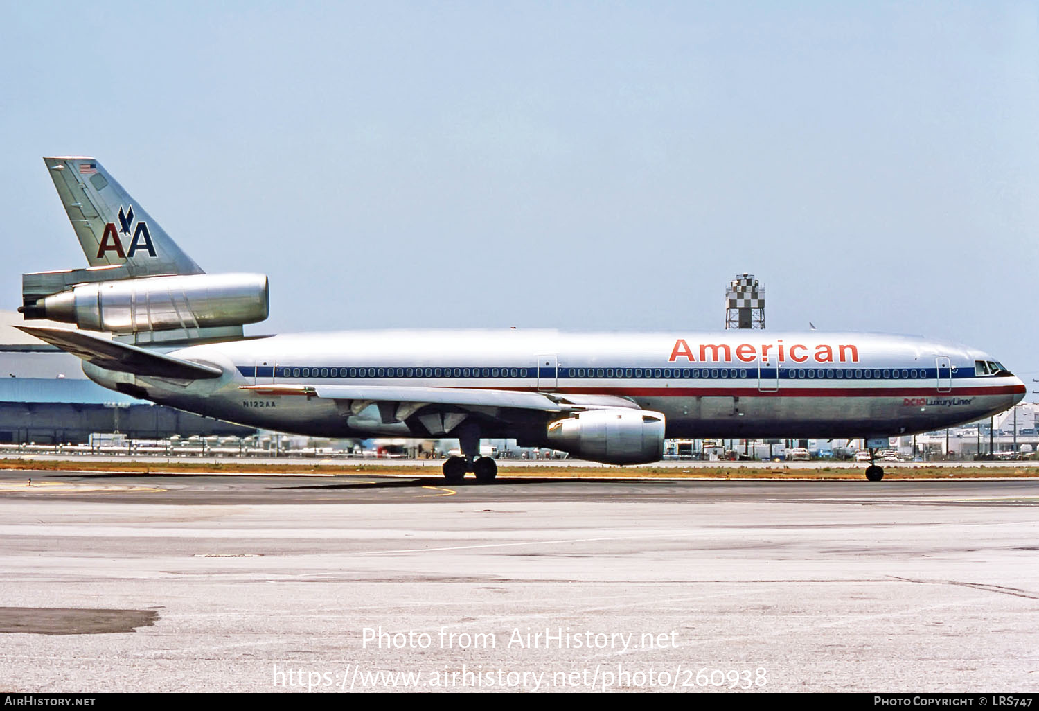 Aircraft Photo of N122AA | McDonnell Douglas DC-10-10 | American Airlines | AirHistory.net #260938