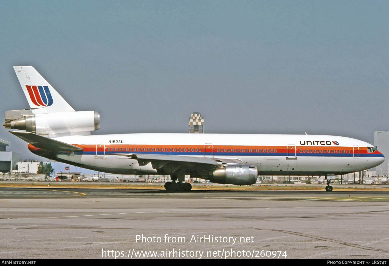 Aircraft Photo of N1823U | McDonnell Douglas DC-10-10 | United Airlines | AirHistory.net #260974