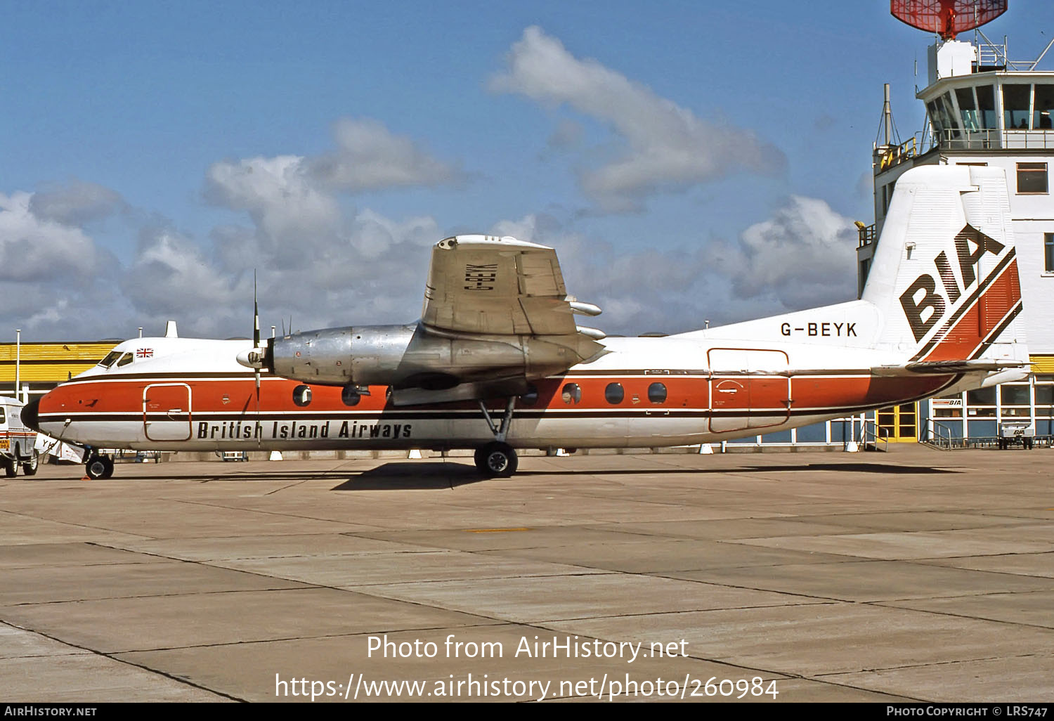 Aircraft Photo of G-BEYK | Handley Page HPR-7 Herald 401 | British Island Airways - BIA | AirHistory.net #260984