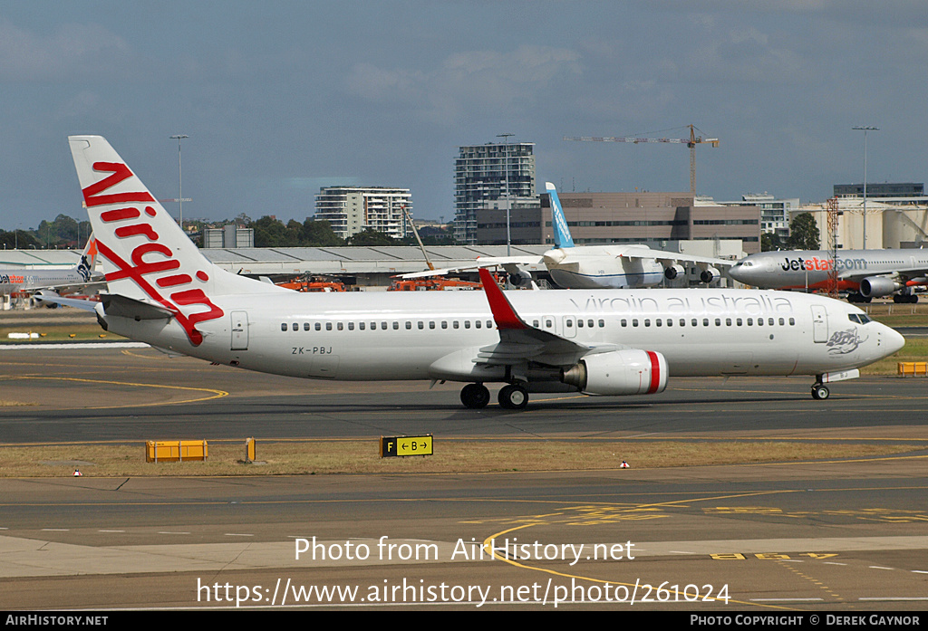 Aircraft Photo of ZK-PBJ | Boeing 737-8FE | Virgin Australia Airlines | AirHistory.net #261024