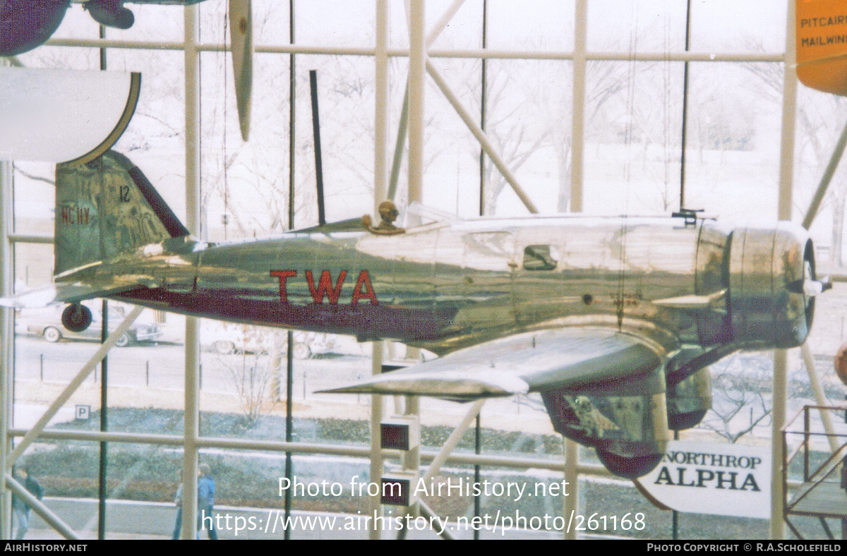 Aircraft Photo of N11Y / NC11Y | Northrop Alpha 4A | Trans World Airlines - TWA | AirHistory.net #261168