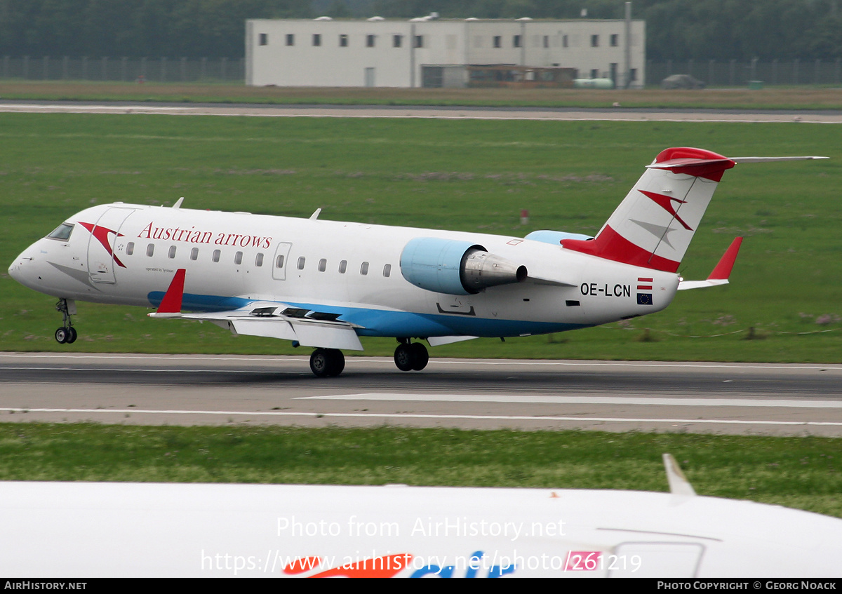 Aircraft Photo of OE-LCN | Bombardier CRJ-200LR (CL-600-2B19) | Austrian Arrows | AirHistory.net #261219