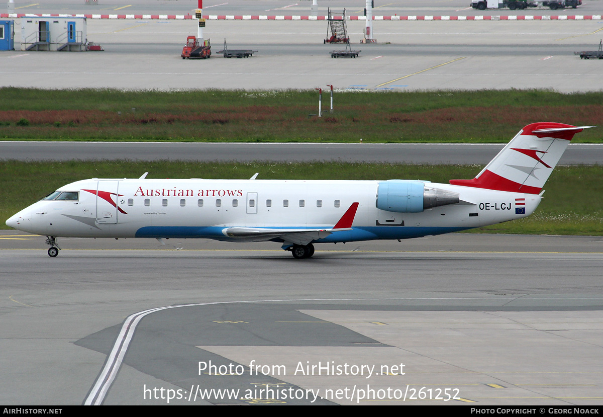 Aircraft Photo of OE-LCJ | Canadair CRJ-200LR (CL-600-2B19) | Austrian Arrows | AirHistory.net #261252