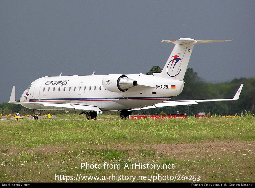 Aircraft Photo of D-ACRD | Bombardier CRJ-200ER (CL-600-2B19) | Eurowings | AirHistory.net #261253