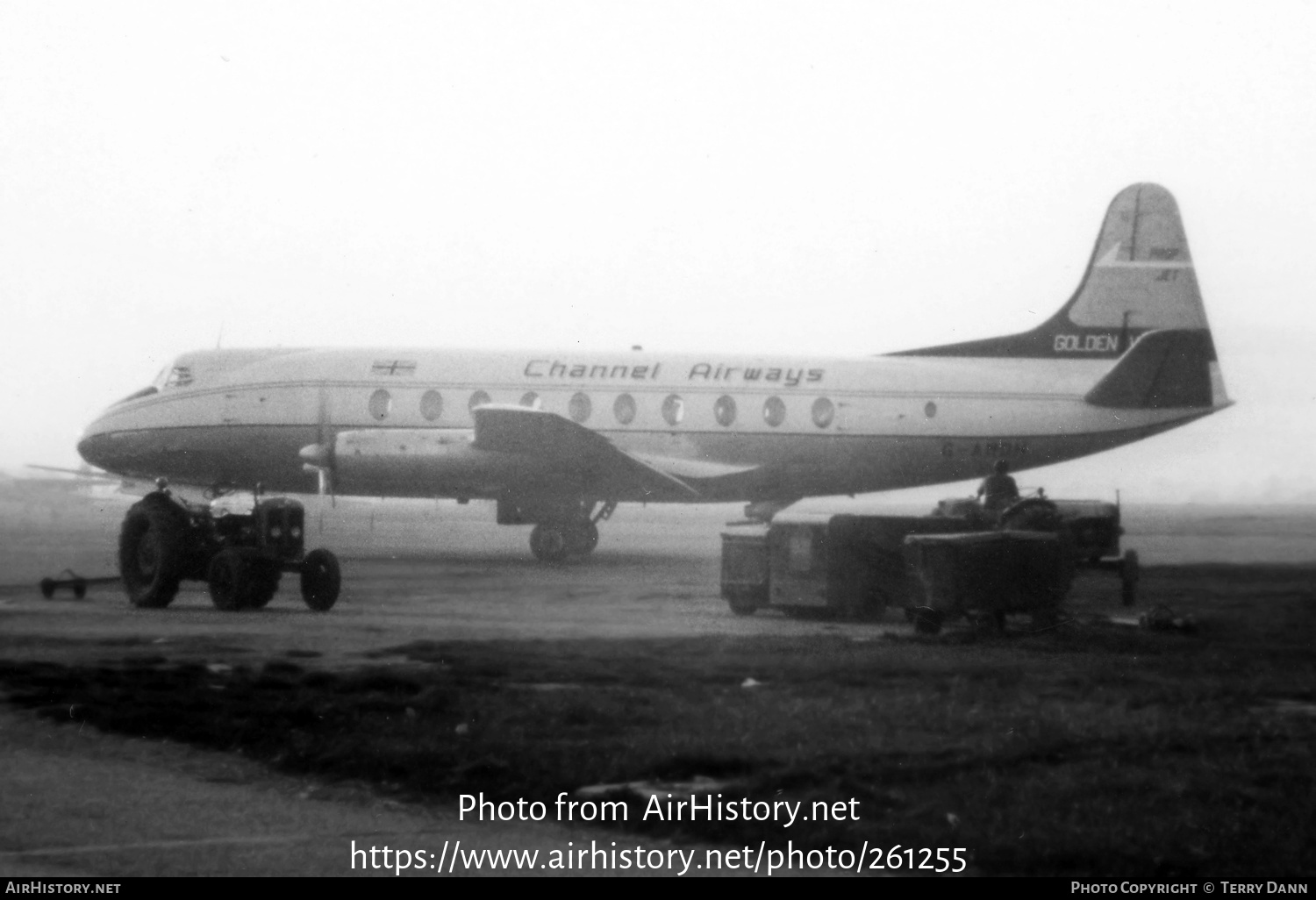 Aircraft Photo of G-AMOH | Vickers 701 Viscount | Channel Airways | AirHistory.net #261255