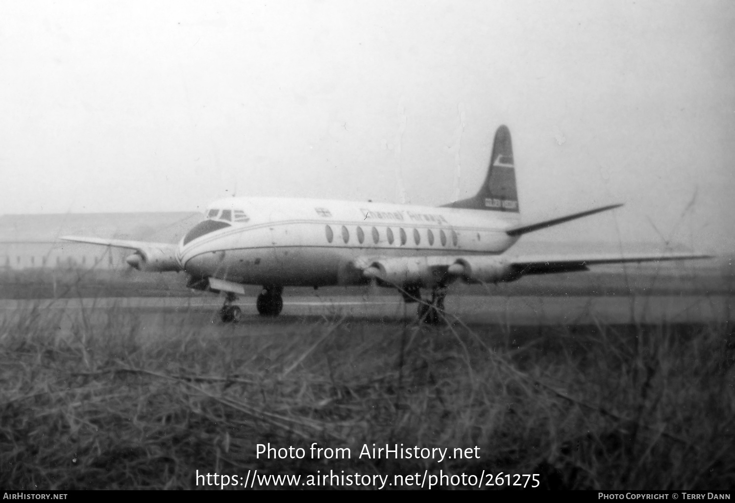 Aircraft Photo of G-AMOJ | Vickers 701 Viscount | Channel Airways | AirHistory.net #261275