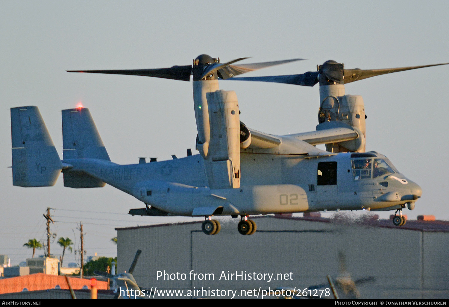 Aircraft Photo of 168331 | Bell-Boeing MV-22B Osprey | USA - Marines | AirHistory.net #261278