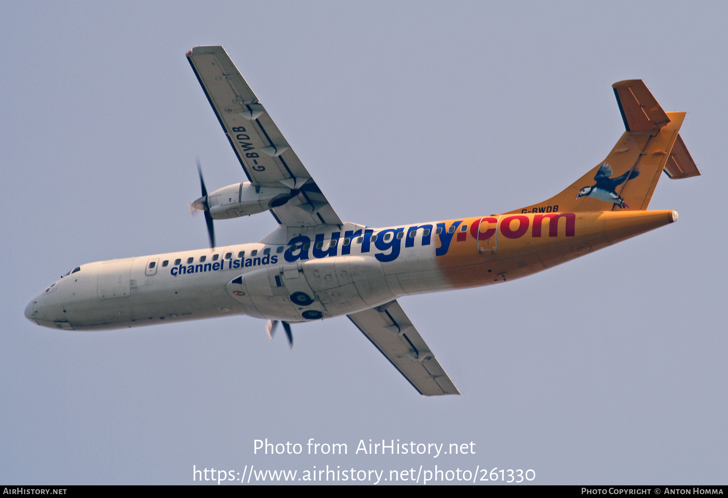 Aircraft Photo of G-BWDB | ATR ATR-72-202 | Aurigny Air Services | AirHistory.net #261330