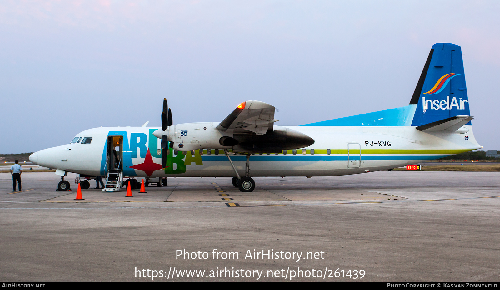 Aircraft Photo of PJ-KVG | Fokker 50 | Insel Air | AirHistory.net #261439