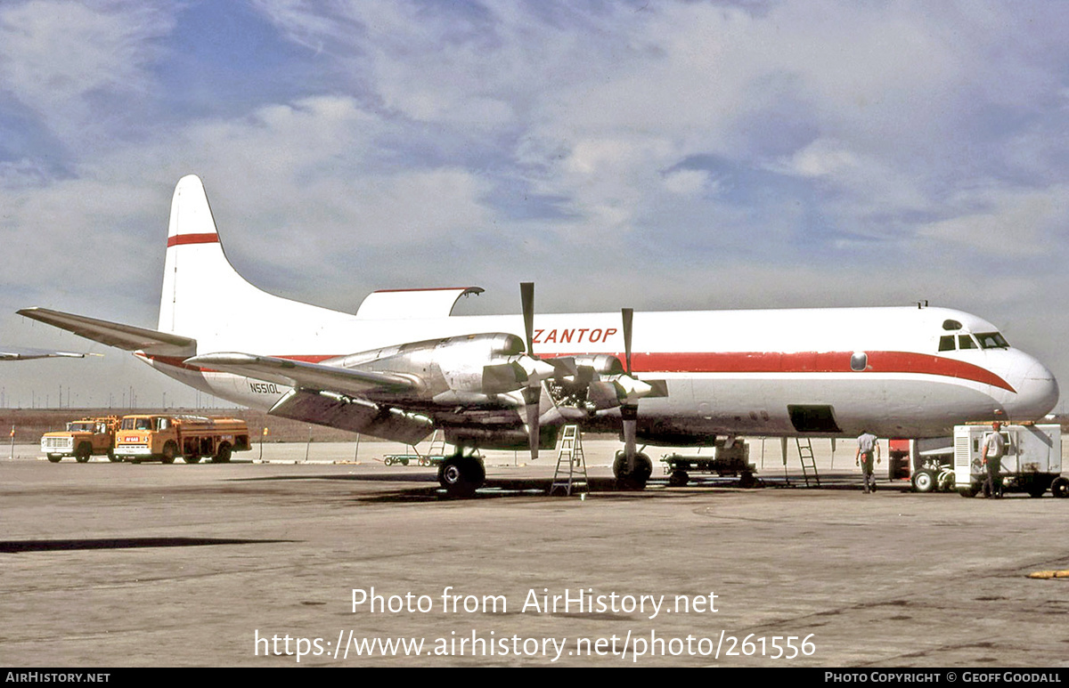 Aircraft Photo of N5510L | Lockheed L-188A(F) Electra | Zantop International Airlines | AirHistory.net #261556