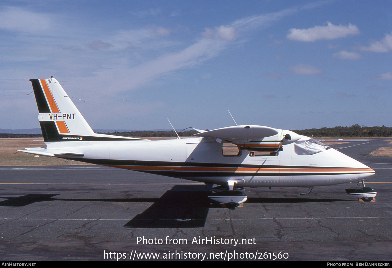 Aircraft Photo of VH-PNT | Partenavia P-68B | AirHistory.net #261560