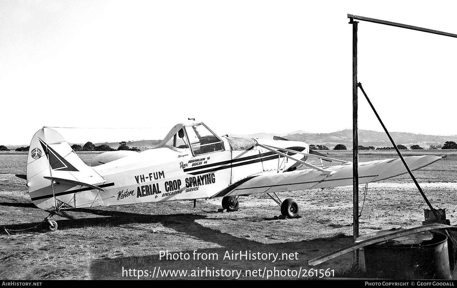 Aircraft Photo of VH-FUM | Piper PA-25-235 Pawnee | Western Aerial Services | AirHistory.net #261561