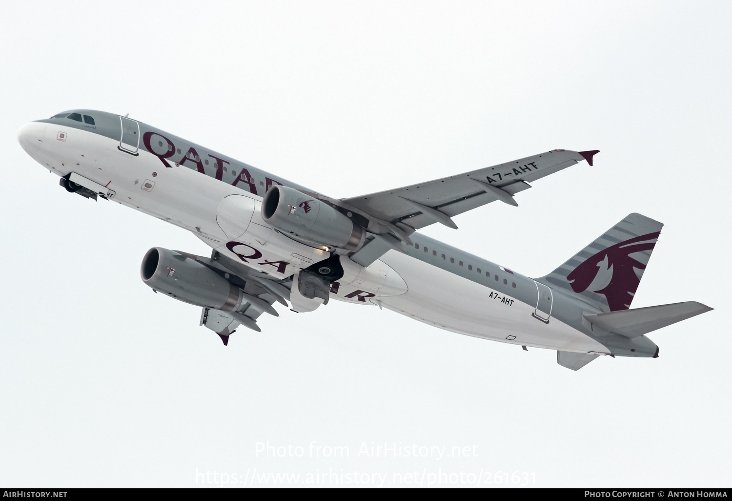 Aircraft Photo of A7-AHT | Airbus A320-232 | Qatar Airways | AirHistory.net #261631