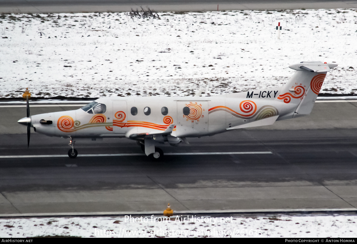 Aircraft Photo of M-ICKY | Pilatus PC-12/45 | AirHistory.net #261635