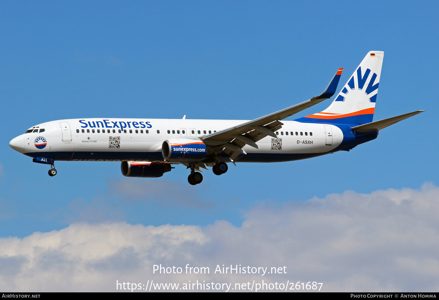 Aircraft Photo of D-ASXH | Boeing 737-8CX | SunExpress | AirHistory.net #261687