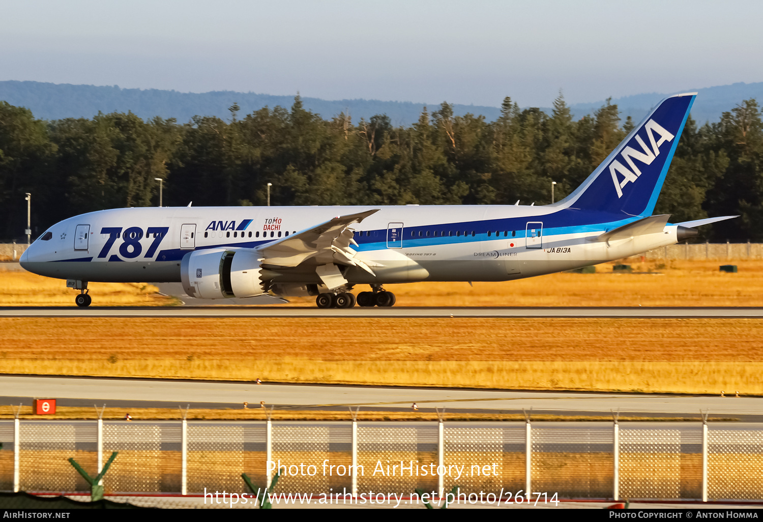 Aircraft Photo of JA813A | Boeing 787-8 Dreamliner | All Nippon Airways - ANA | AirHistory.net #261714