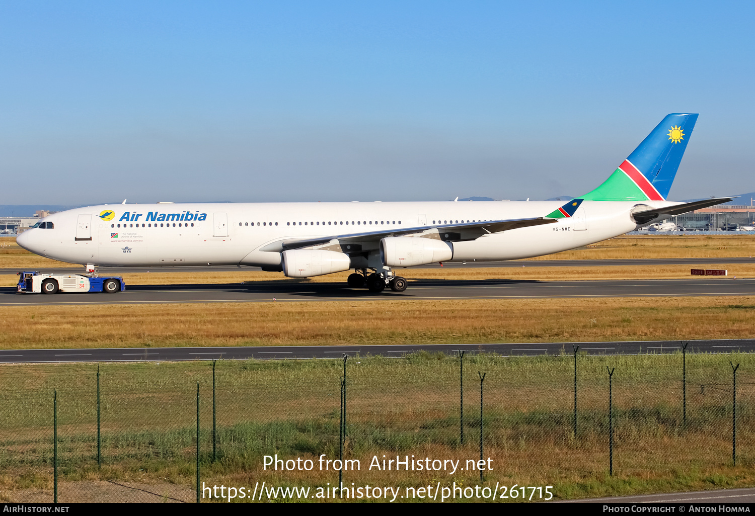 Aircraft Photo of V5-NME | Airbus A340-311 | Air Namibia | AirHistory.net #261715