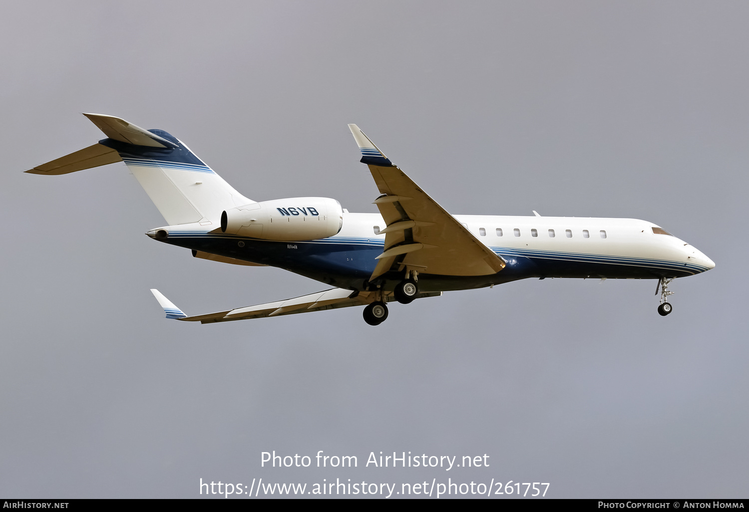 Aircraft Photo of N6VB | Bombardier Global Express (BD-700-1A10) | AirHistory.net #261757