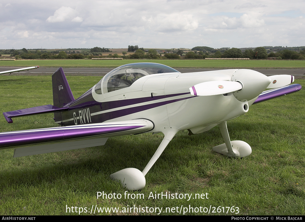 Aircraft Photo of G-RVVI | Van's RV-6 | AirHistory.net #261763