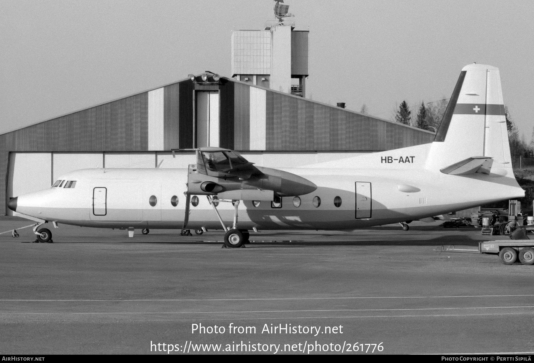 Aircraft Photo of HB-AAT | Fokker F27-600 Friendship | AirHistory.net #261776