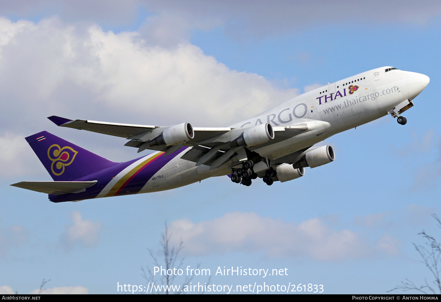 Aircraft Photo of HS-TGJ | Boeing 747-4D7(BCF) | Thai Cargo | AirHistory.net #261833