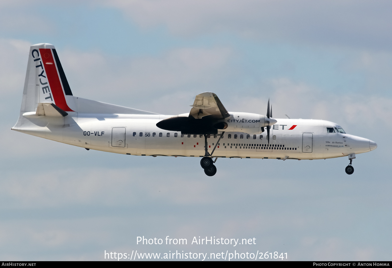 Aircraft Photo of OO-VLF | Fokker 50 | CityJet | AirHistory.net #261841