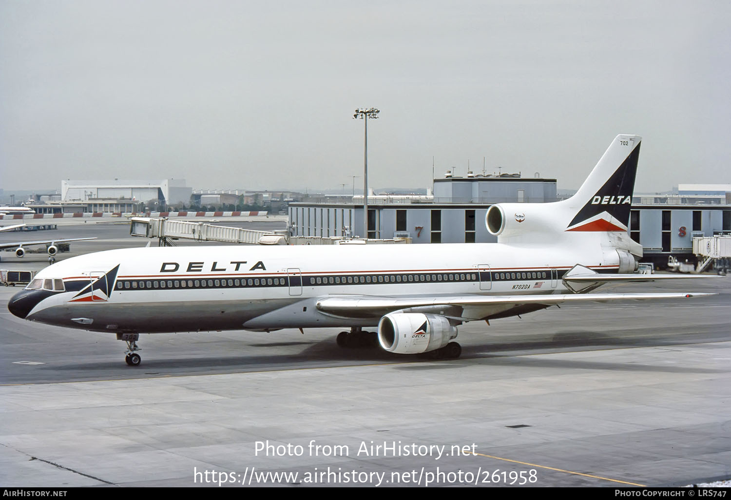 Aircraft Photo of N702DA | Lockheed L-1011-385-1 TriStar 1 | Delta Air Lines | AirHistory.net #261958