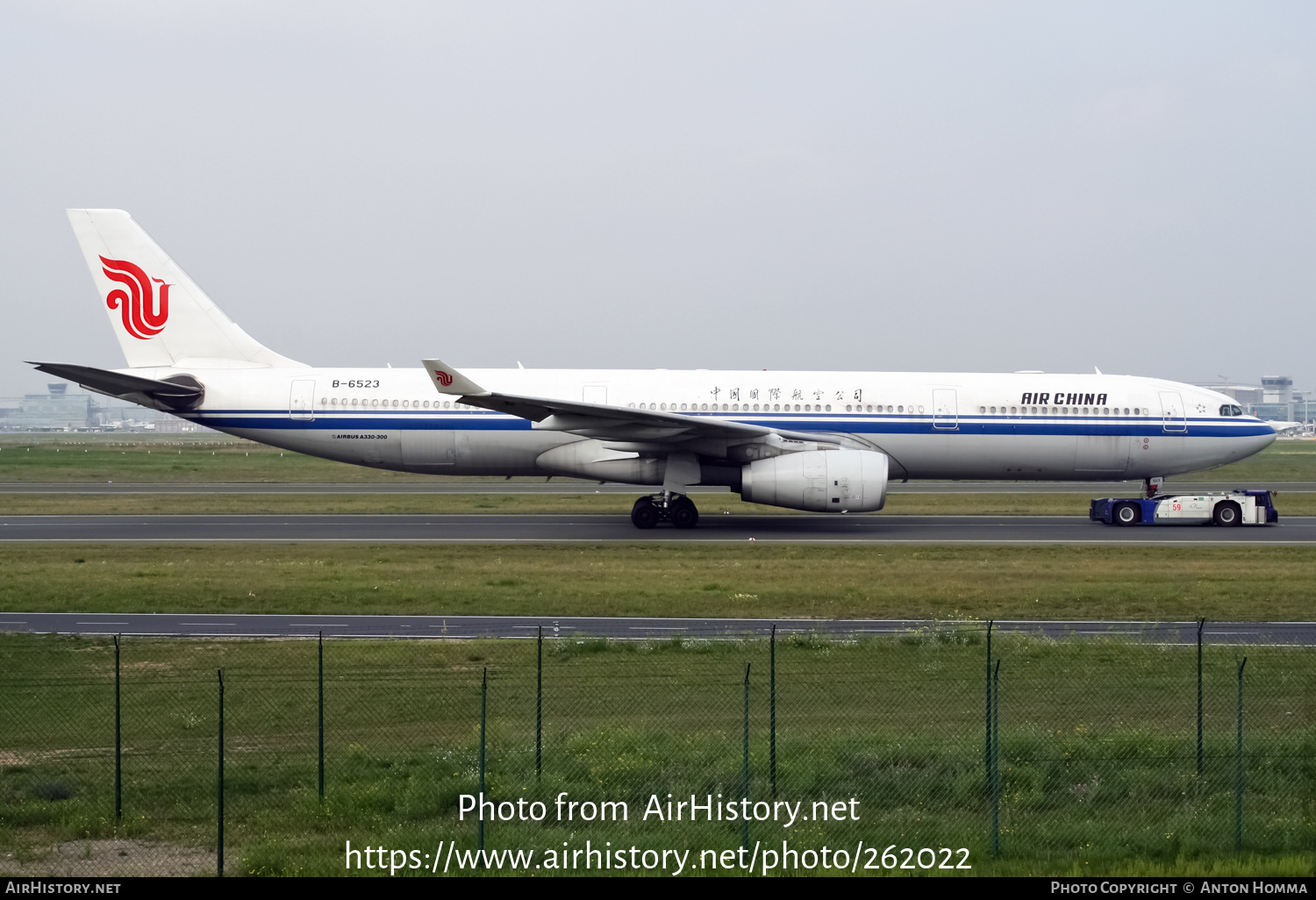 Aircraft Photo of B-6523 | Airbus A330-343E | Air China | AirHistory.net #262022