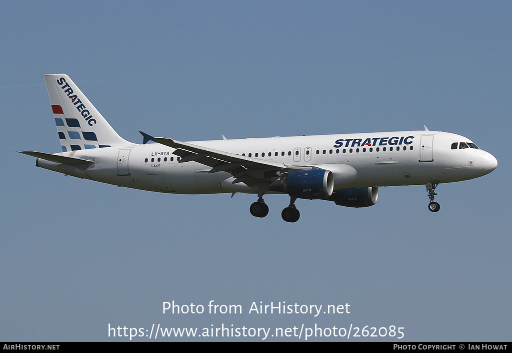 Aircraft Photo of LX-STA | Airbus A320-212 | Strategic Airlines | AirHistory.net #262085