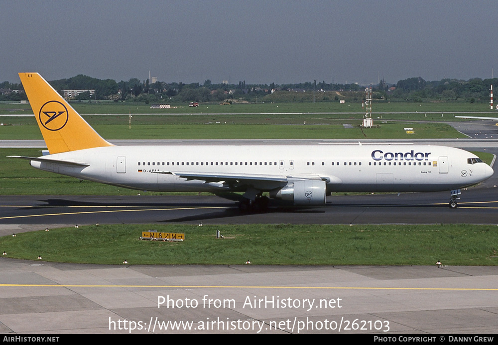 Aircraft Photo of D-ABUI | Boeing 767-330/ER | Condor Flugdienst | AirHistory.net #262103