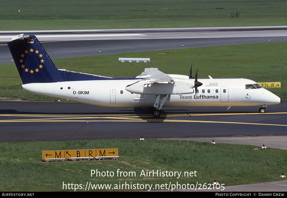 Aircraft Photo of D-BKIM | De Havilland Canada DHC-8-311 Dash 8 | Team Lufthansa | AirHistory.net #262105