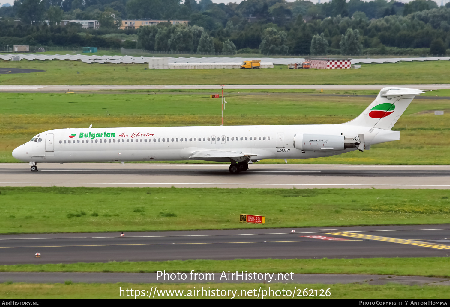 Aircraft Photo of LZ-LDW | McDonnell Douglas MD-82 (DC-9-82) | Bulgarian Air Charter | AirHistory.net #262126