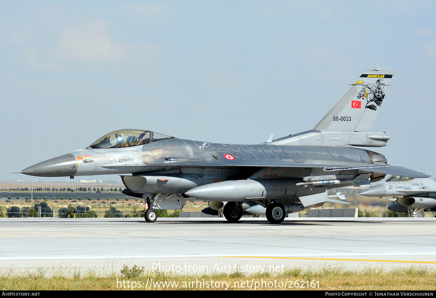 Aircraft Photo of 88-0033 | General Dynamics F-16CG Fighting Falcon | Turkey - Air Force | AirHistory.net #262161