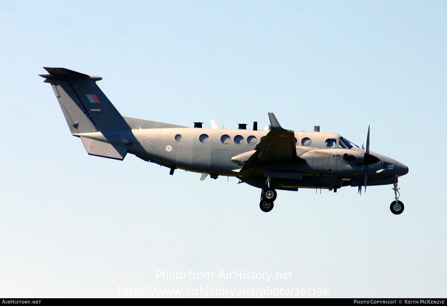 Aircraft Photo of ZZ418 | Hawker Beechcraft 350CER Shadow R1 (300C) | UK - Air Force | AirHistory.net #262196