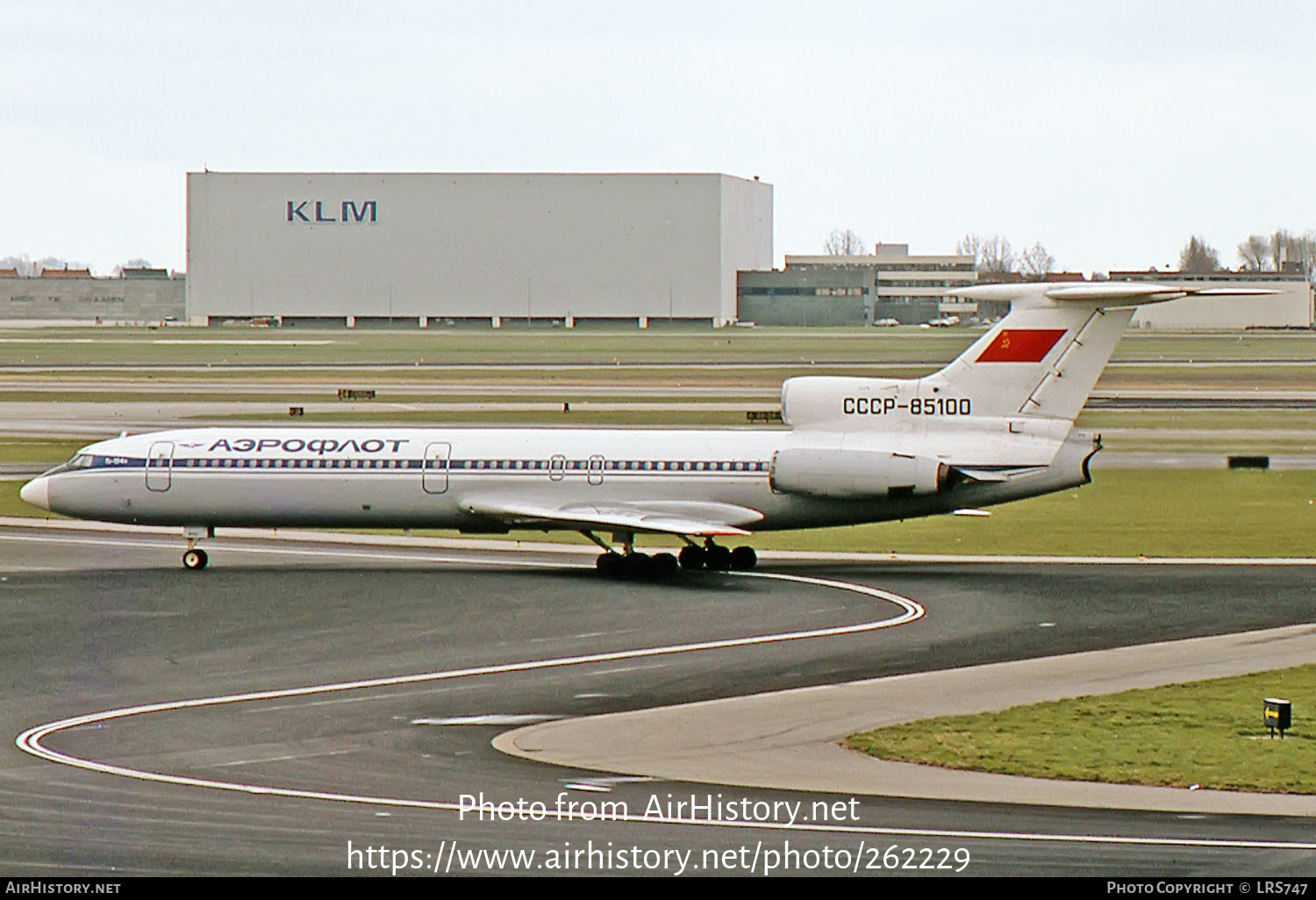 Aircraft Photo of CCCP-85100 | Tupolev Tu-154A | Aeroflot | AirHistory.net #262229