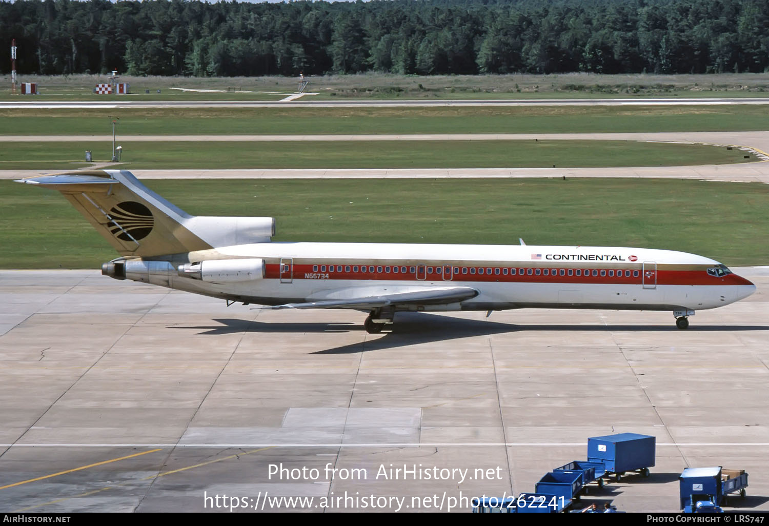 Aircraft Photo of N66734 | Boeing 727-224/Adv | Continental Airlines | AirHistory.net #262241