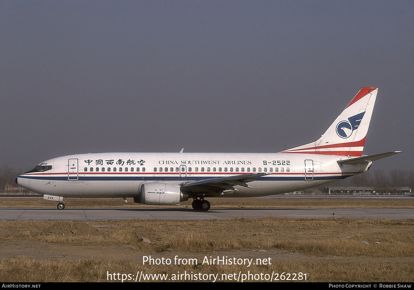 Aircraft Photo of B-2522 | Boeing 737-3Z0 | China Southwest Airlines | AirHistory.net #262281