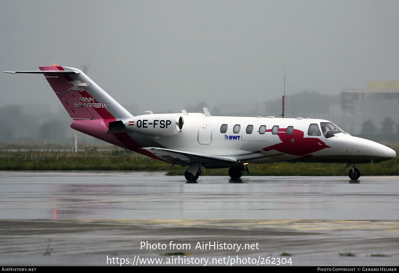 Aircraft Photo of OE-FSP | Cessna 525A CitationJet CJ2 | Pink Sparrow | AirHistory.net #262304