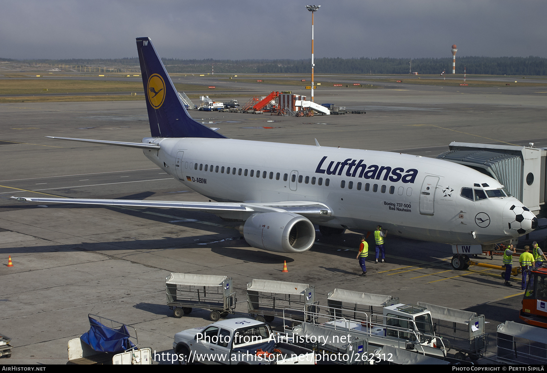 Aircraft Photo of D-ABIW | Boeing 737-530 | Lufthansa | AirHistory.net #262312