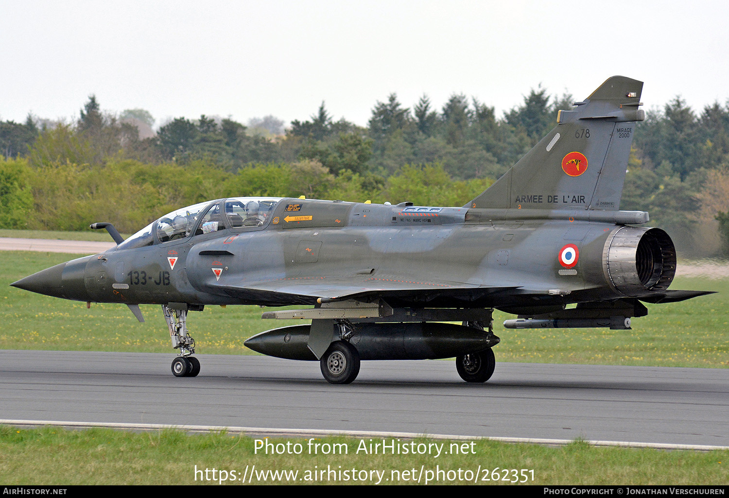 Aircraft Photo of 678 | Dassault Mirage 2000D | France - Air Force | AirHistory.net #262351