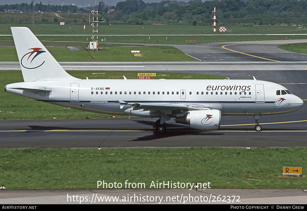 Aircraft Photo of D-AKNG | Airbus A319-112 | Eurowings | AirHistory.net #262372