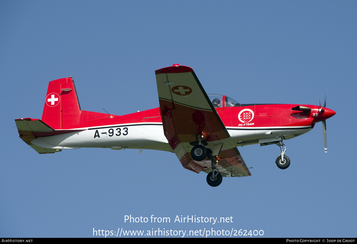 Aircraft Photo of A-933 | Pilatus NCPC-7 | Switzerland - Air Force | AirHistory.net #262400