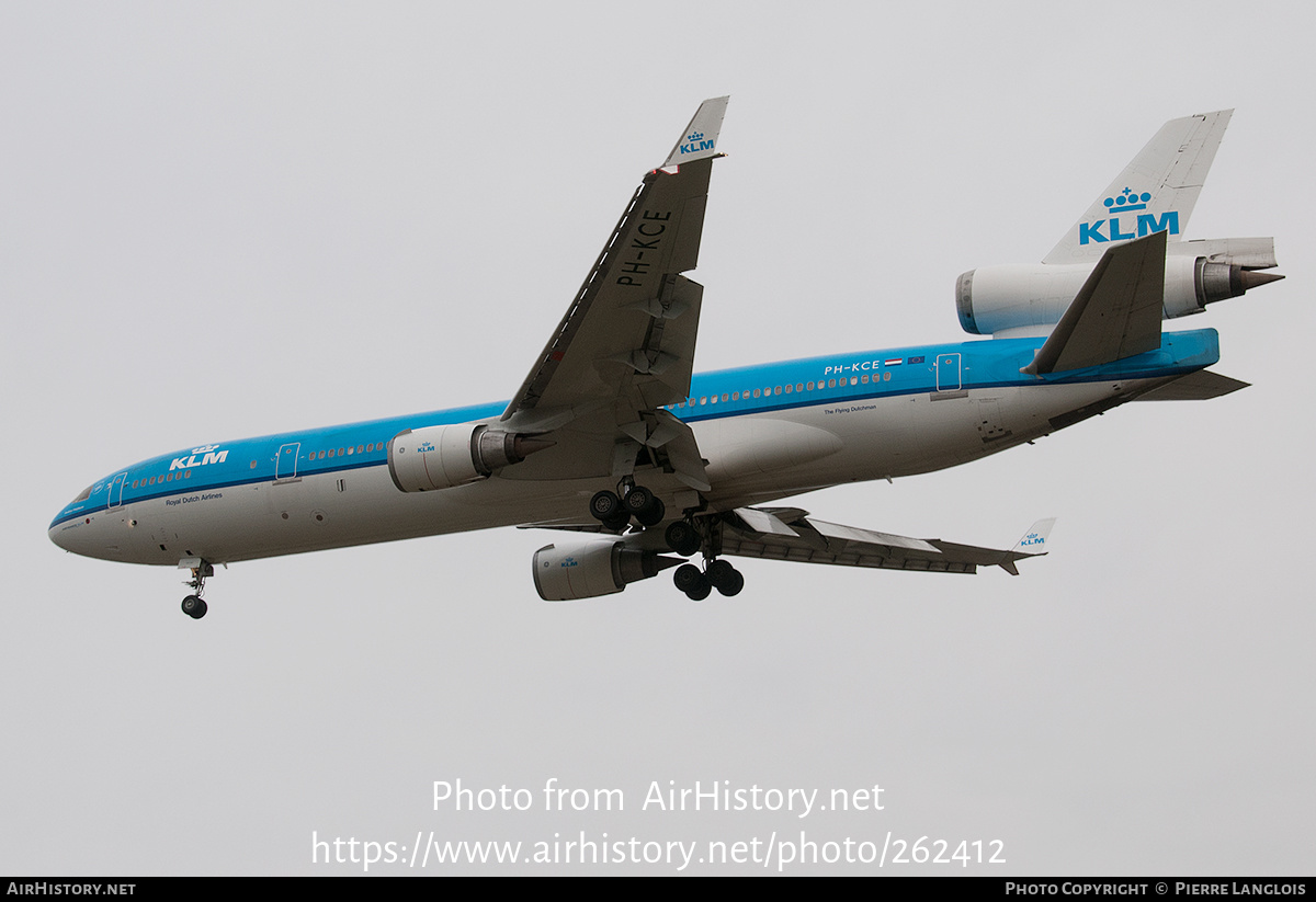 Aircraft Photo of PH-KCE | McDonnell Douglas MD-11 | KLM - Royal Dutch Airlines | AirHistory.net #262412