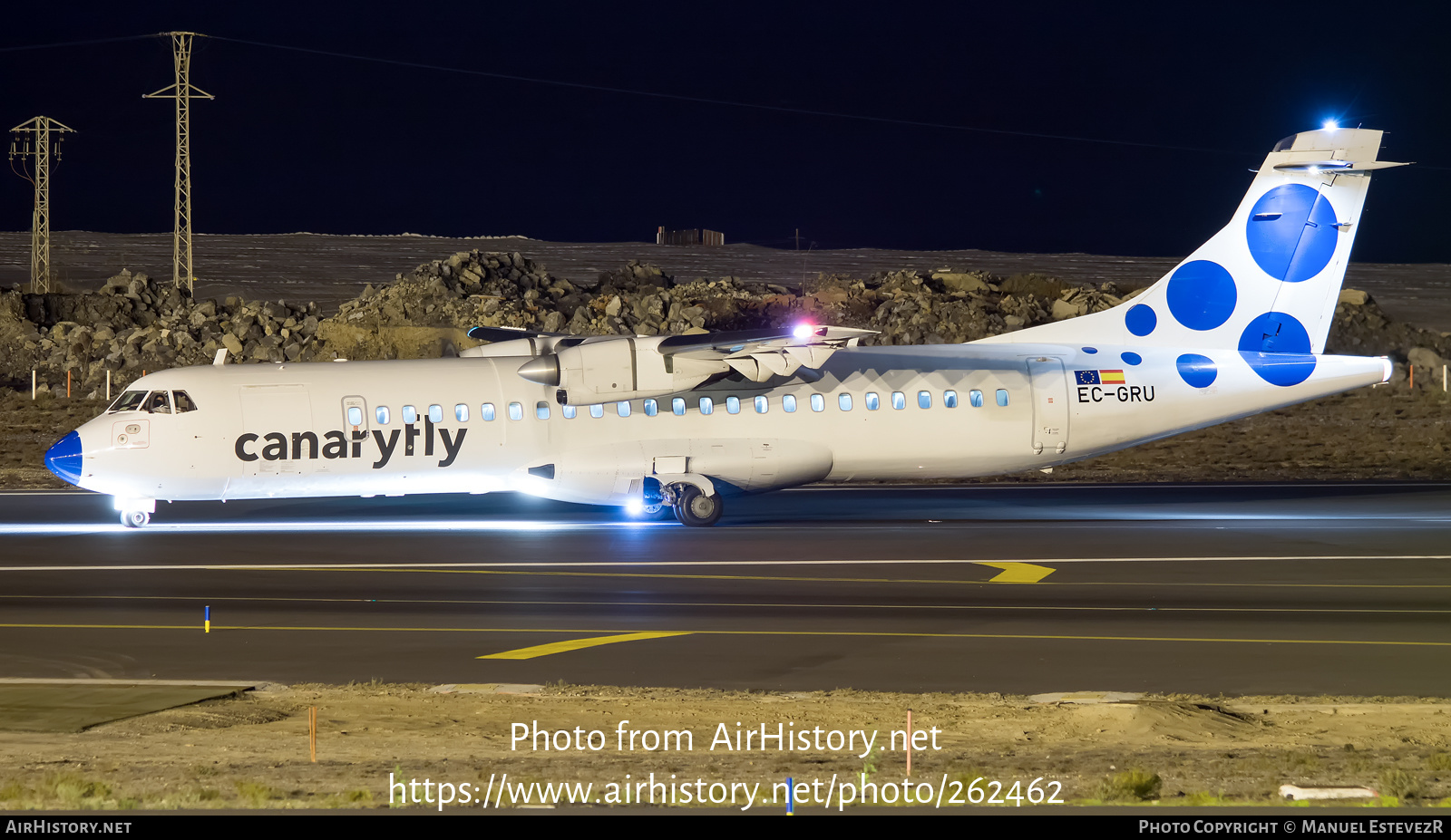 Aircraft Photo of EC-GRU | ATR ATR-72-202 | Canaryfly | AirHistory.net #262462